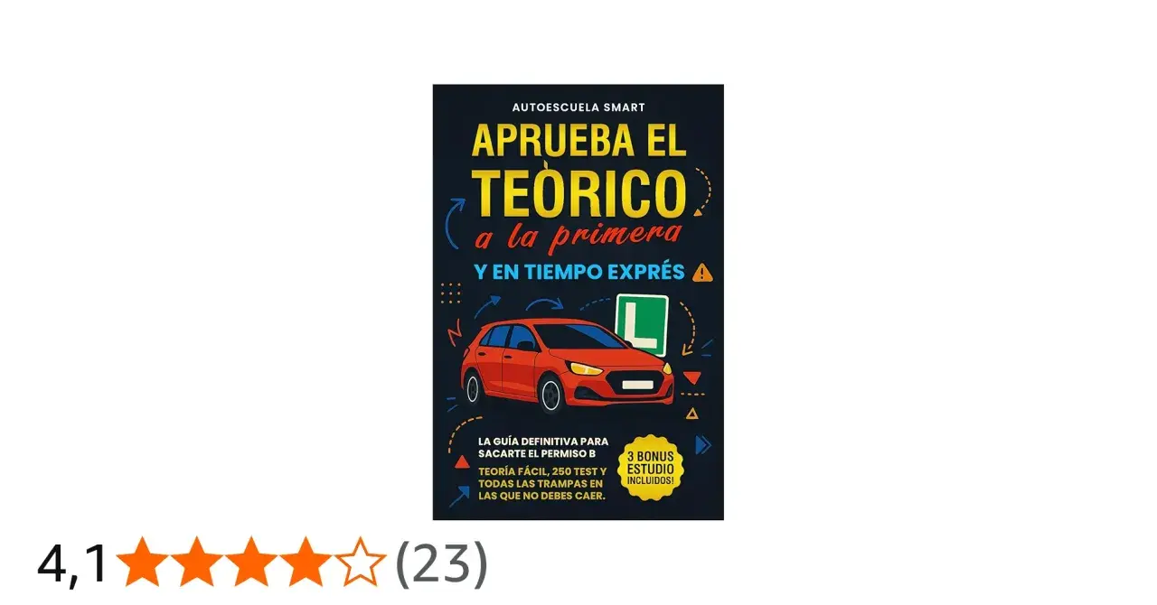 Guía para aprobar el teórico del carnet de primera. Incluye tests y consejos para no caer en trampas.