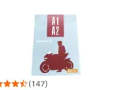 Carnet A1 y A2 con silueta de moto y conductor. Permiso para conducir motocicletas.
