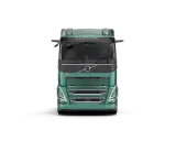 Camión Volvo FH Electric verde, listo para un futuro sostenible.