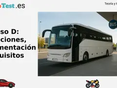 Autobuses listos para el viaje. Aprende sobre el carnet D, sus definiciones, documentación y requisitos.