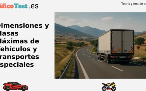 Camión en carretera, aprendiendo sobre las dimensiones camiones y pesos máximos.
