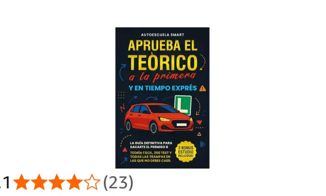 Guía para aprobar el teórico del carnet de primera. Incluye tests y consejos para no caer en trampas.