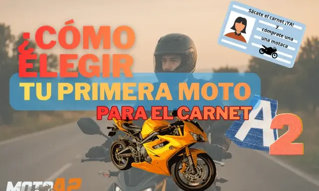 Joven con casco elige su primera moto para el carnet A2. ¡Obtén tu carnet moto 18 años y a rodar!