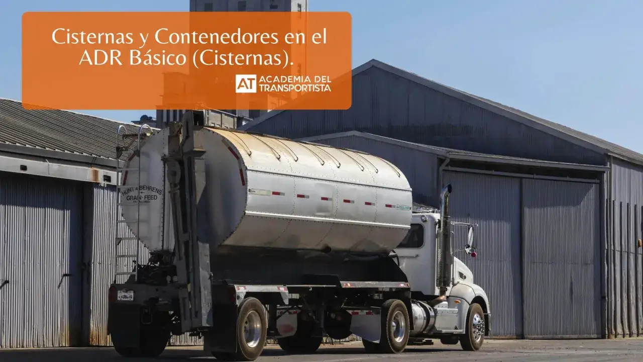 Cami&oacute;n cisterna para granos y alimento, similar a los camiones de gas, estacionado frente a un almac&eacute;n.