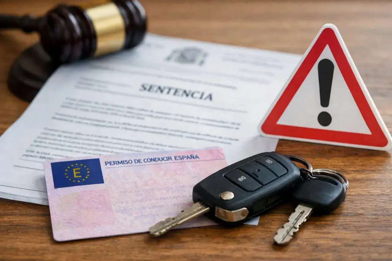 Sentencia judicial, permiso de conducir y llaves de coche. Posible retirada del carnet de conducir por sentencia judicial y curso.