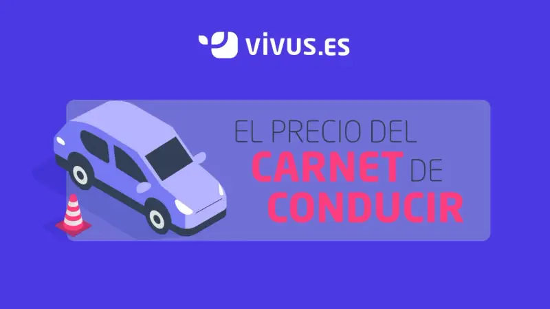 Coche morado y cono naranja. ¿Si tengo carnet de coche y quiero el A2? Descubre el precio del carnet de conducir en Vivus.es.